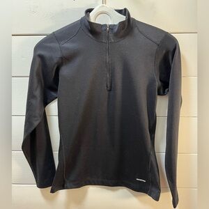PATAGONIA Black Half-Zip Capilene Top – Women’s Size S